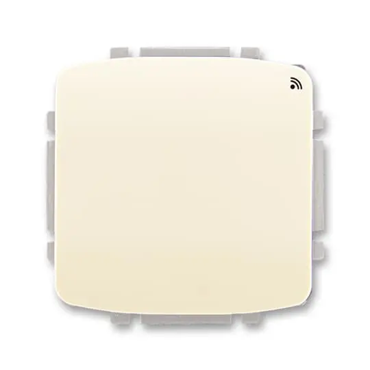spínač s krátkocestným ovladačem, s přijímačem RF signálu, 868 MHz, slonová kost, design TANGO